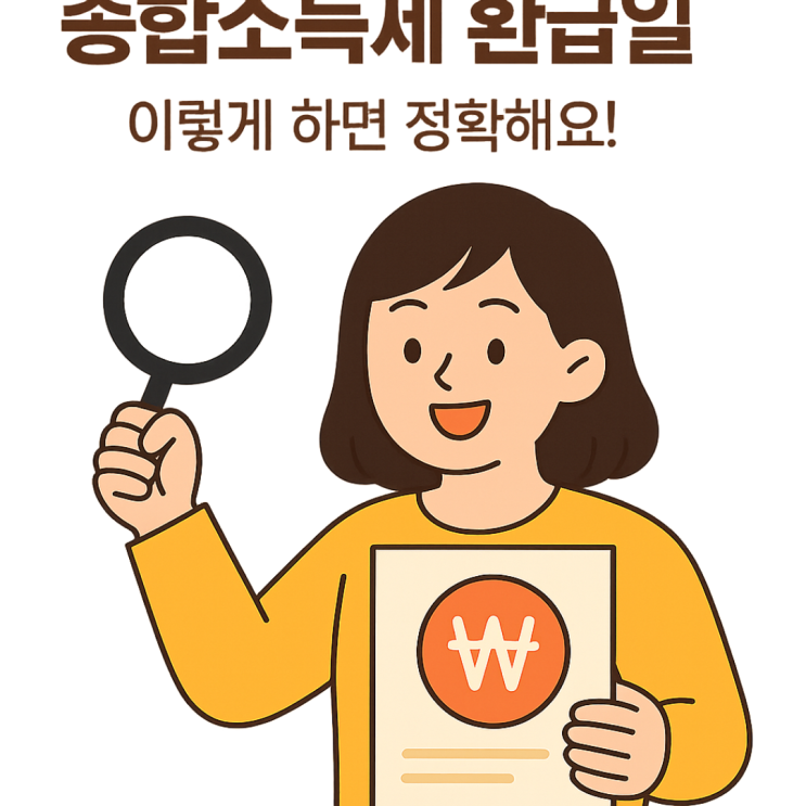  종합소득세 환급일 조회 이렇게 하면 정확해요 !