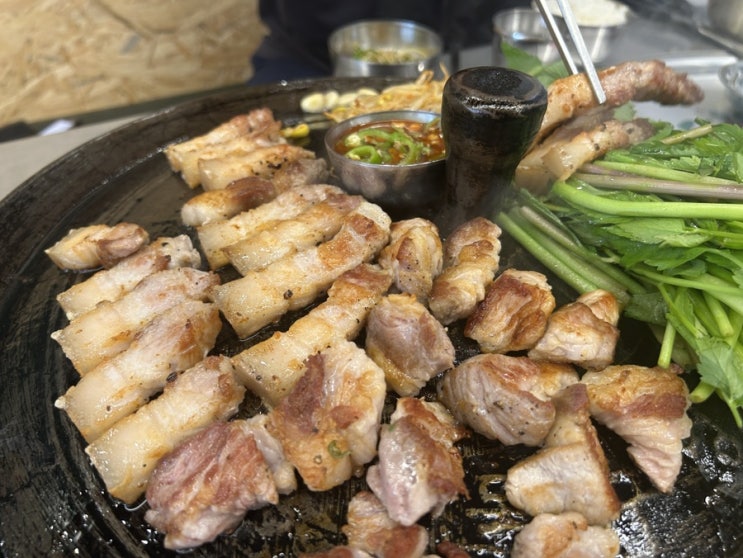  삼겹살맛집  목구멍 연수점에서 고기 제대로 즐긴 후기! 