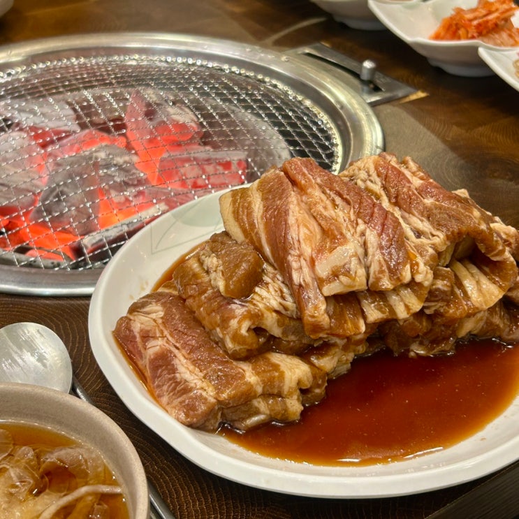 마산 돼지갈비 오동동 갈비 맛집 아정원참숯갈비