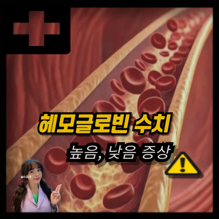 헤모글로빈 수치 과다 높음 낮음 부족 증상, 정상수치