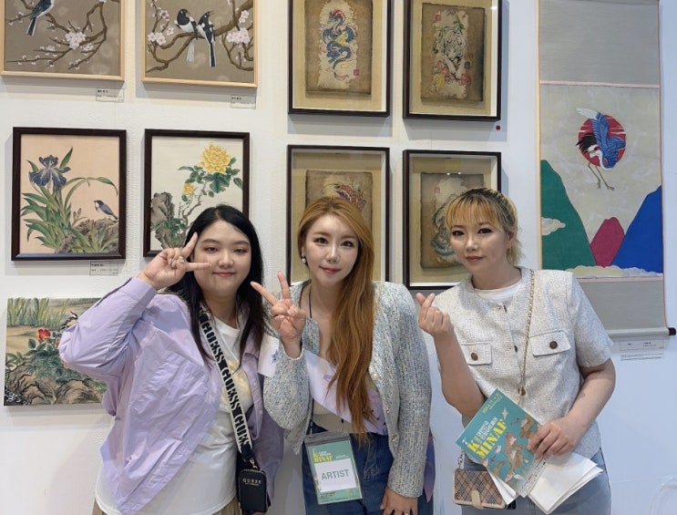  2025 민화아트페어 마지막날 방문