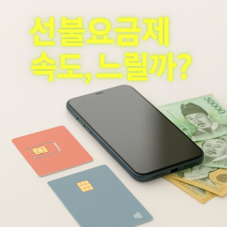  선불요금제 셀프개통 알뜰폰 데이터 무제한 속도 분석