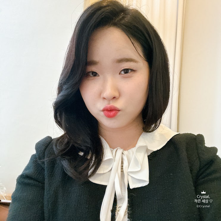 언주역 미용실 더다홍에서 축가 드라이 메이크업 받다