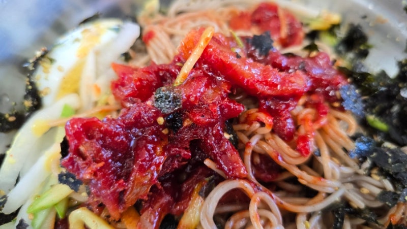 막국수의 계절이 왔어요~~ㅎ 양양 솔비치 근처 맛집 해오름막국수(젝팟돈 젝팟산)