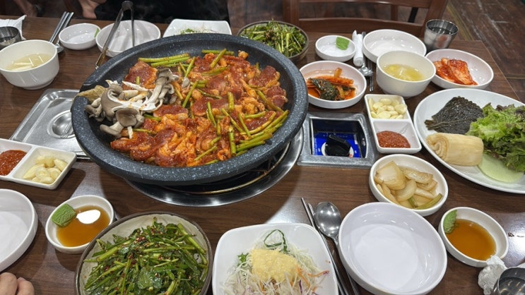 [성남/태평동] 담백한 오리고기, 부모님과 같이 가기 좋은 강나루유황오리주물럭 내돈내산 솔직후기