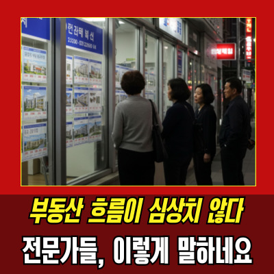  이재명집값 세금으로 잡진 않겠다. 상승VS하락