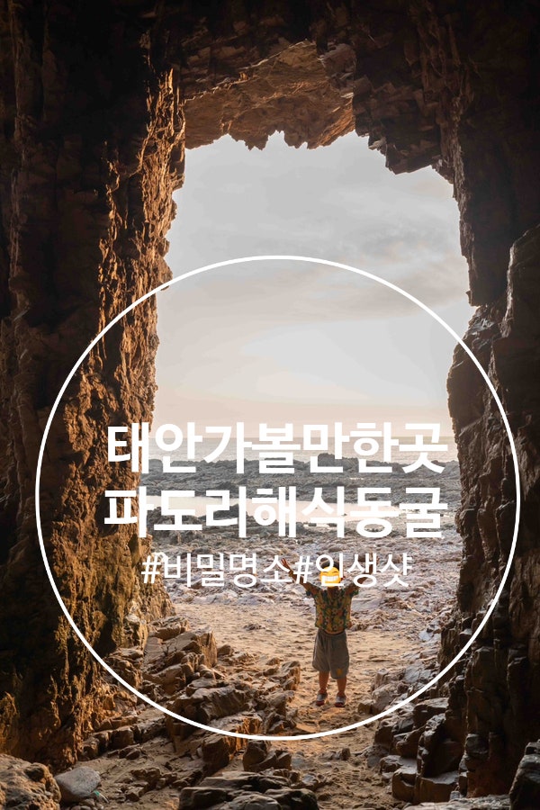  (충남태안여행) 충남 태안 파도리 해식동굴 가는법부터 물때, 포토스팟, 근처 맛집, 주차팁 총정리