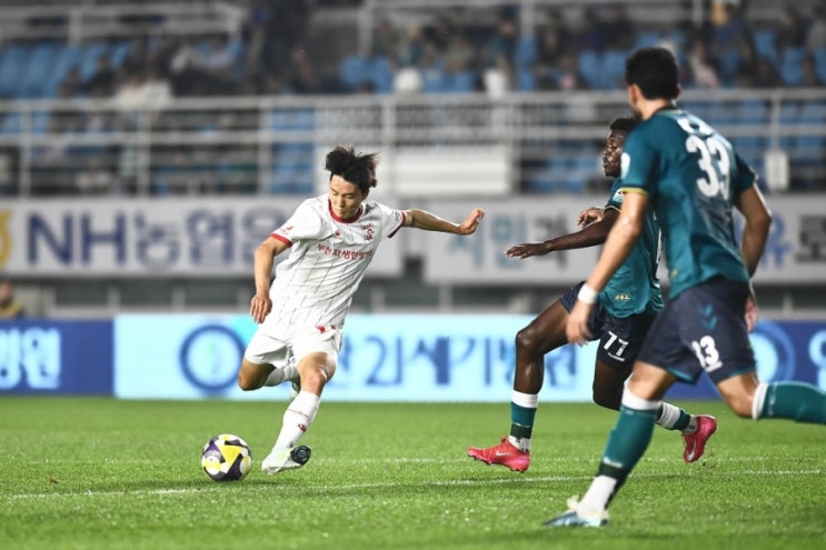 [K리그2] '김규민 <b>결승골</b>' <b>부천</b>, 원정서 안산에 1-0 <b>승리</b> '5위... 