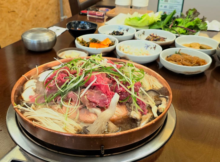구리 장자호수공원 쌈채소 무한리필 맛집 토평동 강경불고기