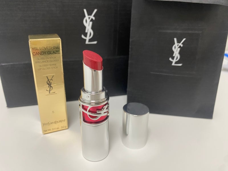 입생로랑 러브샤인 캔디 글레이즈 5호 핑크 새티스팩션 발색/후기 YSL 인기컬러!