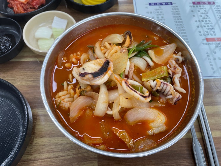 [내돈내산/새만금] 갑오징어탕수먹으러 갔지만 짬뽕이 더 맛있었던 비응반점