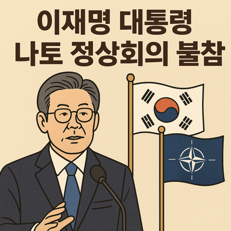 이재명 <b>대통령</b>, <b>나토</b> 정상회의 <b>불참 결정</b> - 그 이유와 배경... 