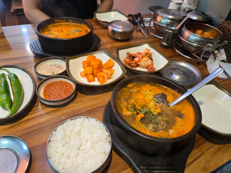  웨이팅 기본 당면 추가 청라순대국 가좌동진천토종순대 주차