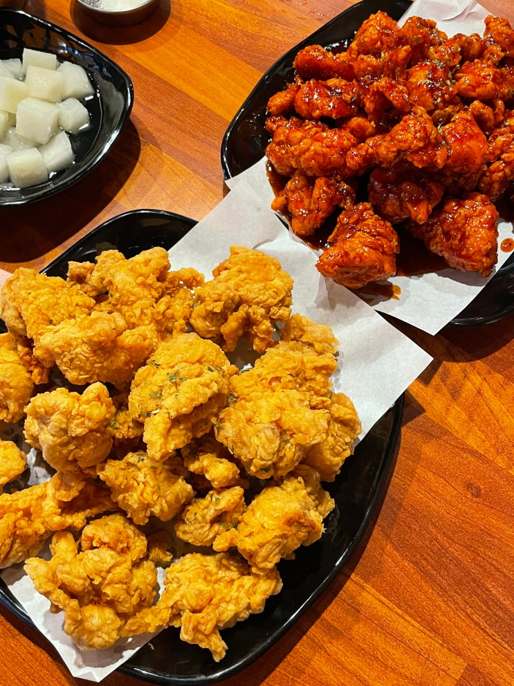  [잠실새내역] 1%치킨 : 바삭하고 양 많은 잠실새내치킨 야외테라스 치킨 맛집