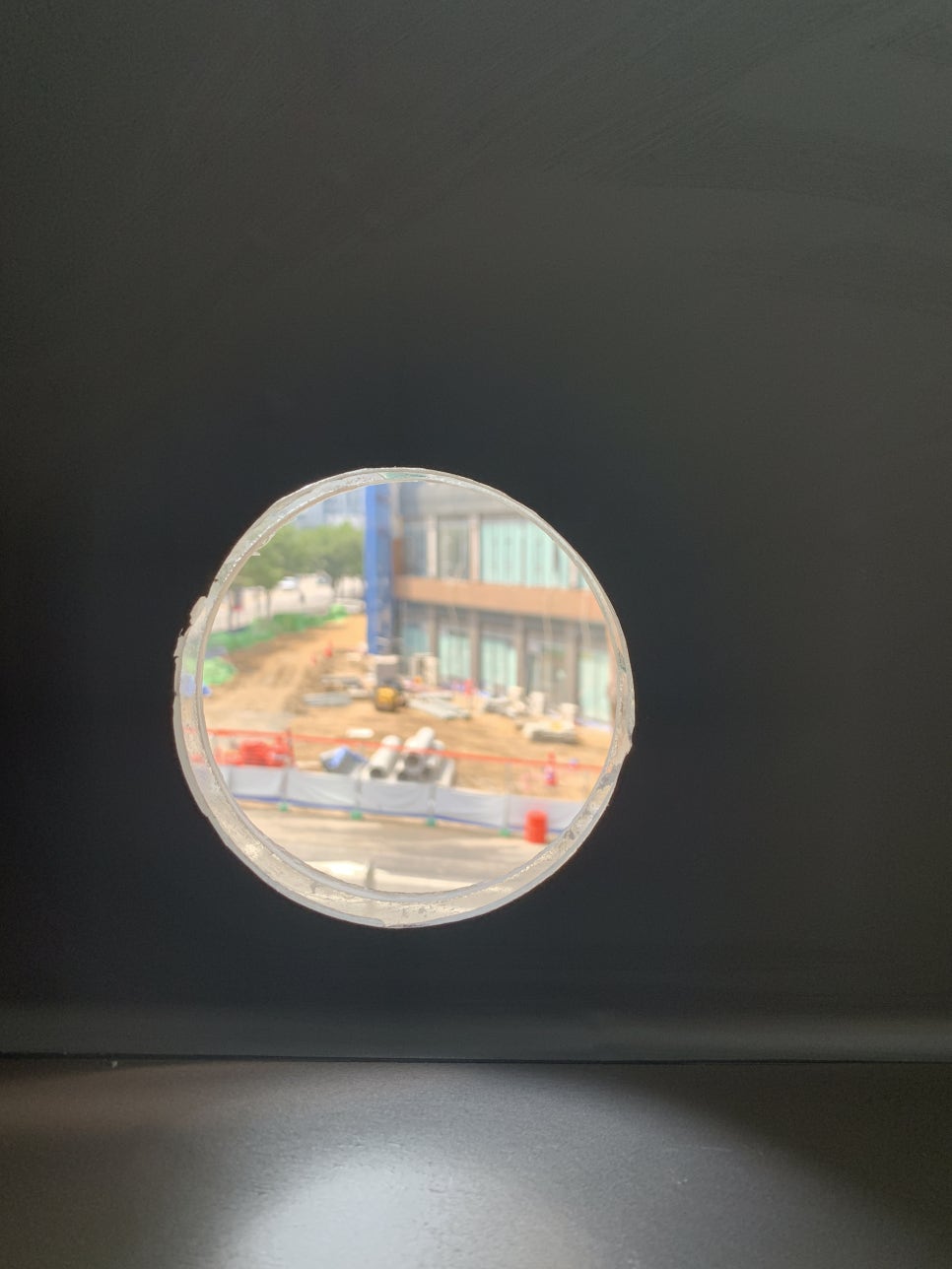 에어컨 설치 배관구멍 반강화 이중유리타공전문