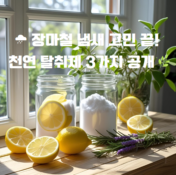  장마철 집냄새 잡는 천연 탈취제 레시피 3가지 누구나 쉽게 만드는 방법!