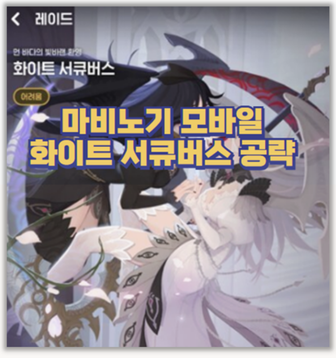  마비노기 모바일 화이트 서큐버스 레이드 공략 한눈에 I 전투력 기믹 패턴 보상까지