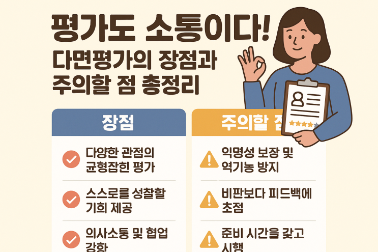  (HR) 평가도 소통이다! 다면평가의 장점과 주의할 점 총정리