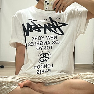 Stussy :: 스투시반팔/스투시 월드투어 반팔 M사이즈