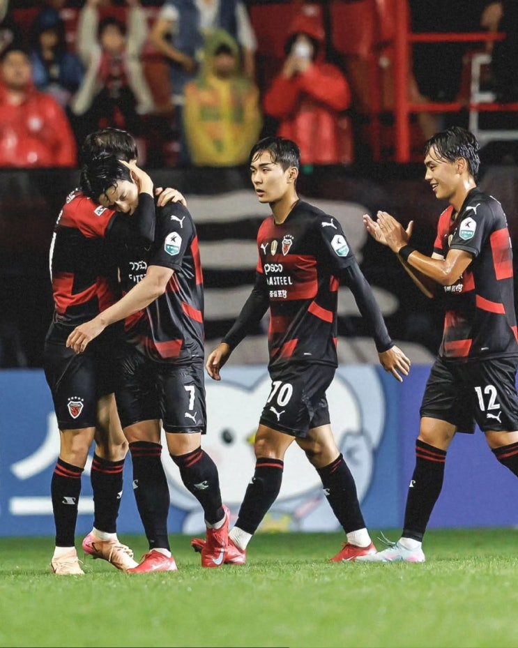 제주 무너뜨린 포항, 조르지·<b>김인성 연속골</b>로 안방에서 2-1 승리