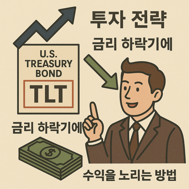  미국 장기 국채 ETF TLT 투자 전략: 금리 하락기에 수익을 노리는 방법