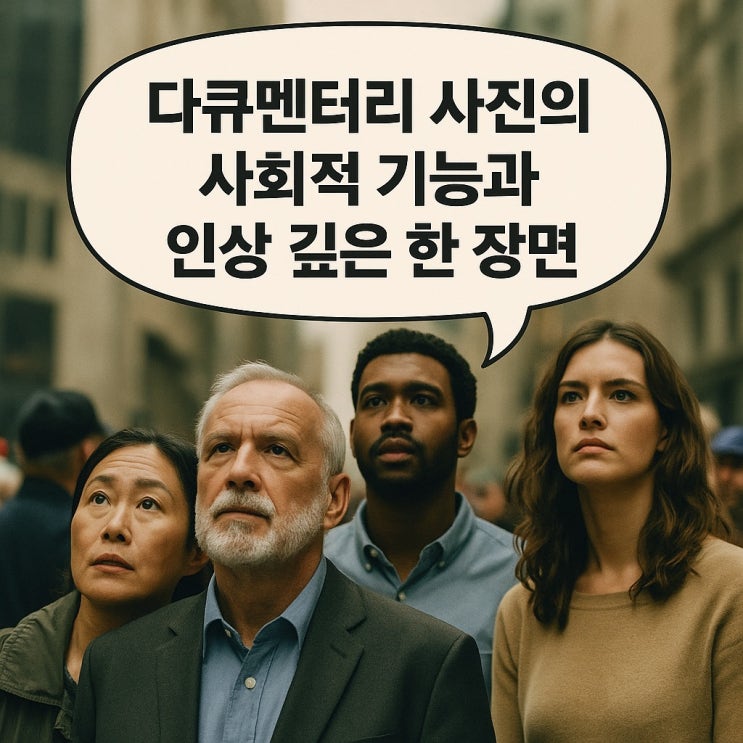 다큐멘터리 사진의 사회적 기능과 인상 깊은 한 장면