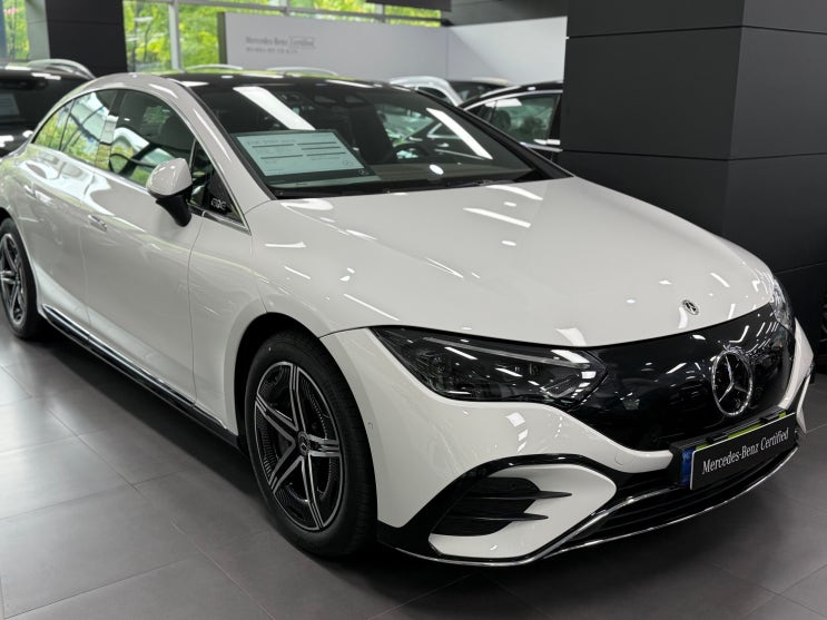 2024 벤츠 EQE 350+ 이제 신차급 중고차도 끝물.