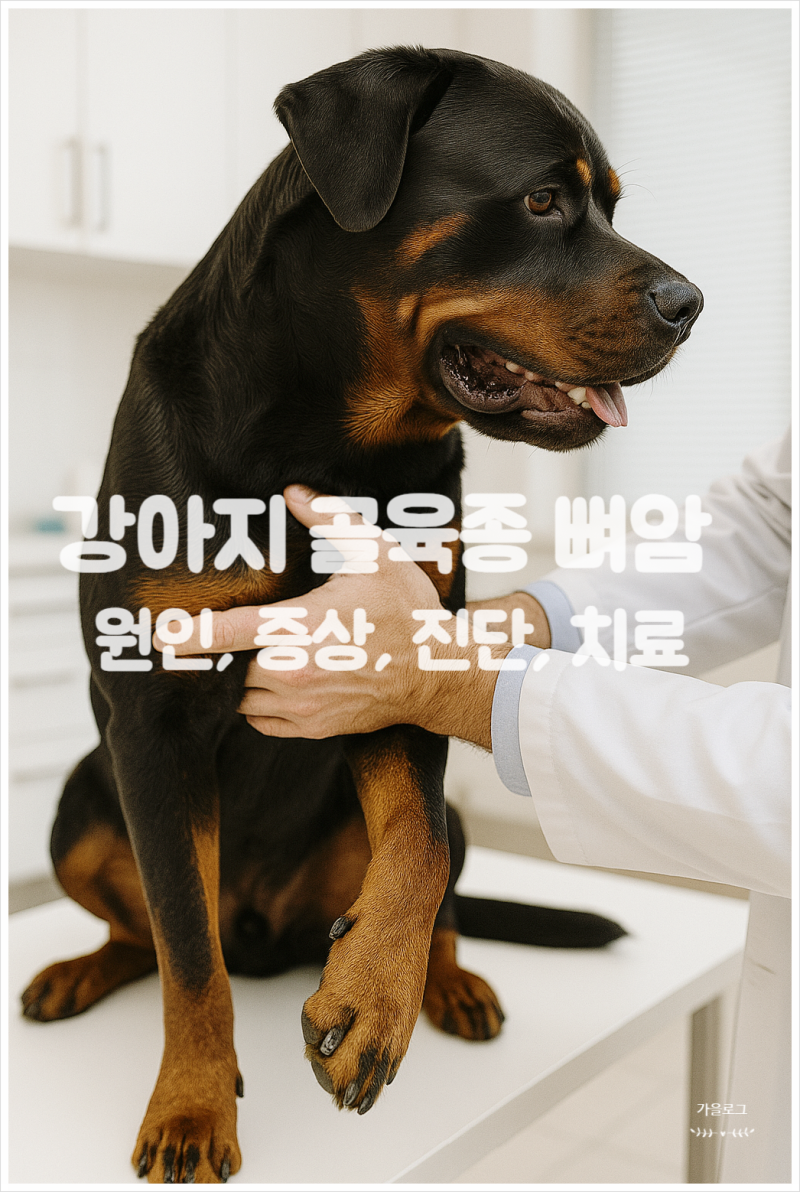 반려견, 강아지 골육종, 골육종암, 뼈암 어떤 병일까? 치료 원인 증상 진단