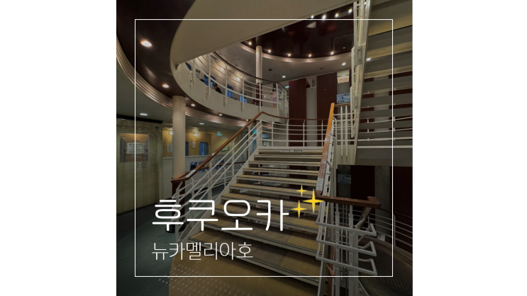  부산 후쿠오카 배편 ㅣ 고려훼리 뉴카멜리아호 예약 이용 꿀팁 일본 입국
