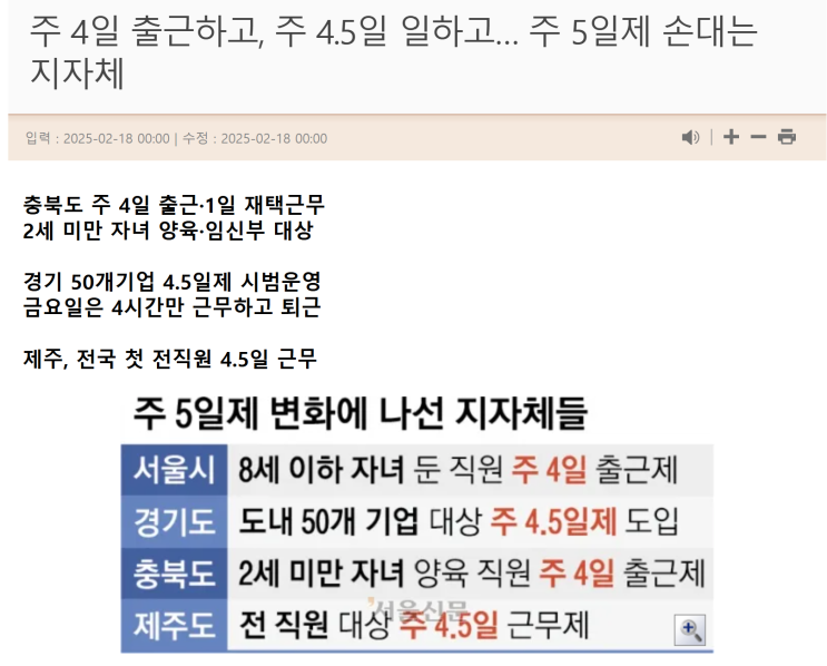 주4일에 대한 나의 의견 : do you remember 코로나 재택근무?