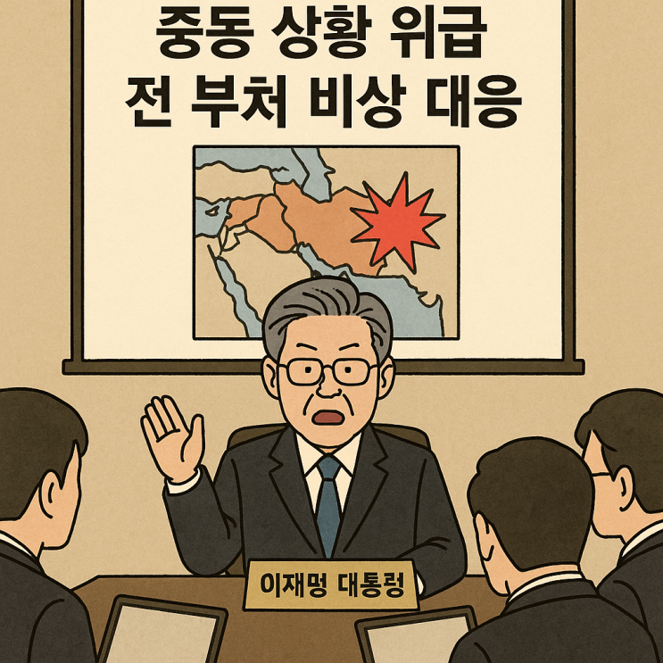 [<b>중동</b>위기 경고] 이재명 대통령 “전 부처 비상대응”…추경도... 