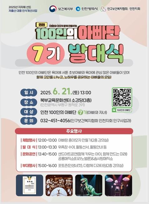 인천 아빠들의 육아 동행 … 7기 100인의 아빠단 힘찬 출발