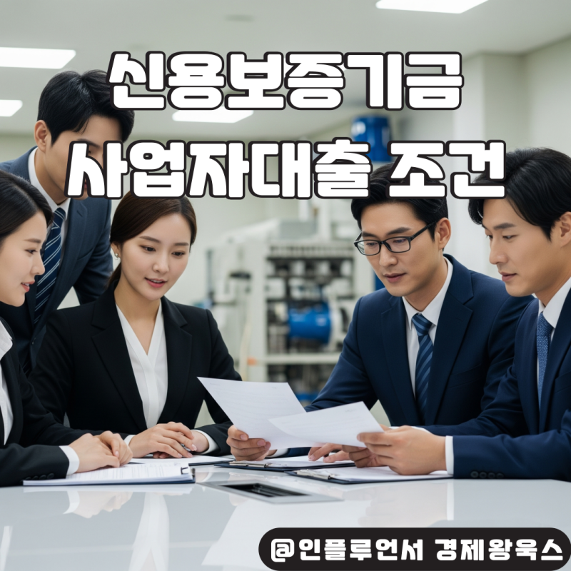 신용보증기금 사업자대출 조건, 이걸 모르면 후회 합니다.
