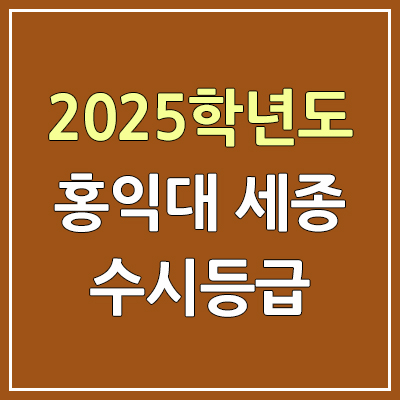 2025 홍익대학교 세종캠퍼스 수시등급, 예비번호 | 홍익대 세종 커트라인, 입결 2025 홍익대학교 세종캠퍼스 수시등급, 예비번호 | 홍익대 세종 커트라인, 입결