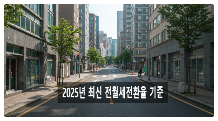  2025년 최신 전월세전환율 기준, 전세금 월세로 전환하는 방법 총정리