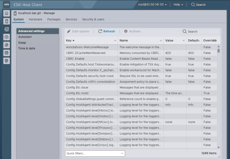 VCF 9.0 달라진점 찾기 - ESXi 고급 기능 항목 변경 : 네이버 블로그