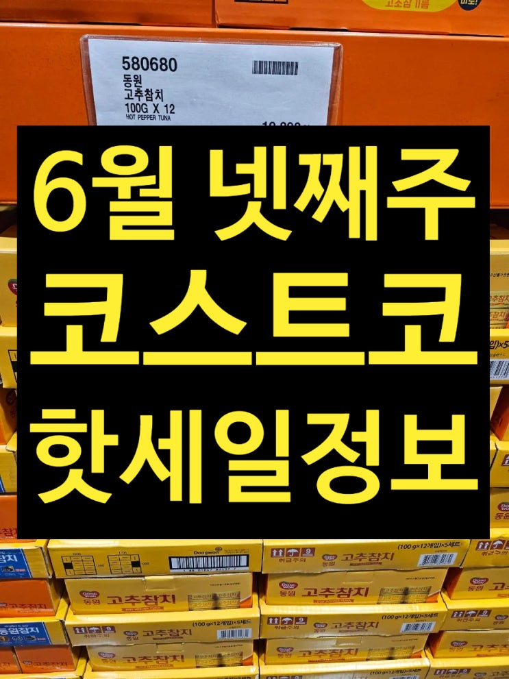  2025년 6월 23일~6월 29일 코스트코 식품관 할인 정보 리스트