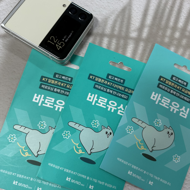  KT바로유심 가격 및 선불폰 접수 절차