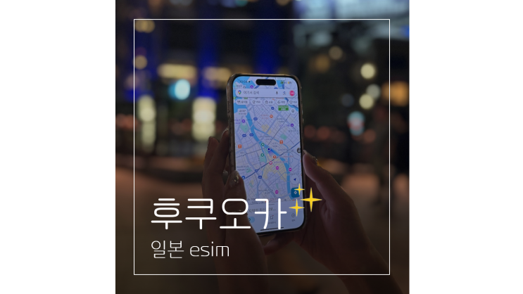  일본 esim 사용법 ㅣ 링심 이심 무제한 데이터로 편안했던 후쿠오카 여행