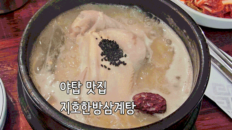  성남 야탑 지호한방삼계탕 건강식 추천 내돈내산 솔직후기