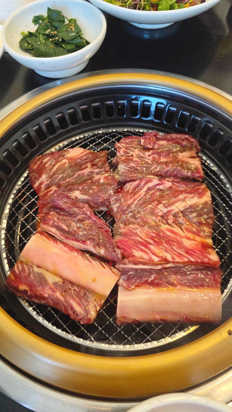  골드CC맛집 화담 엄마 모시고 양념갈비정식 점심 식사