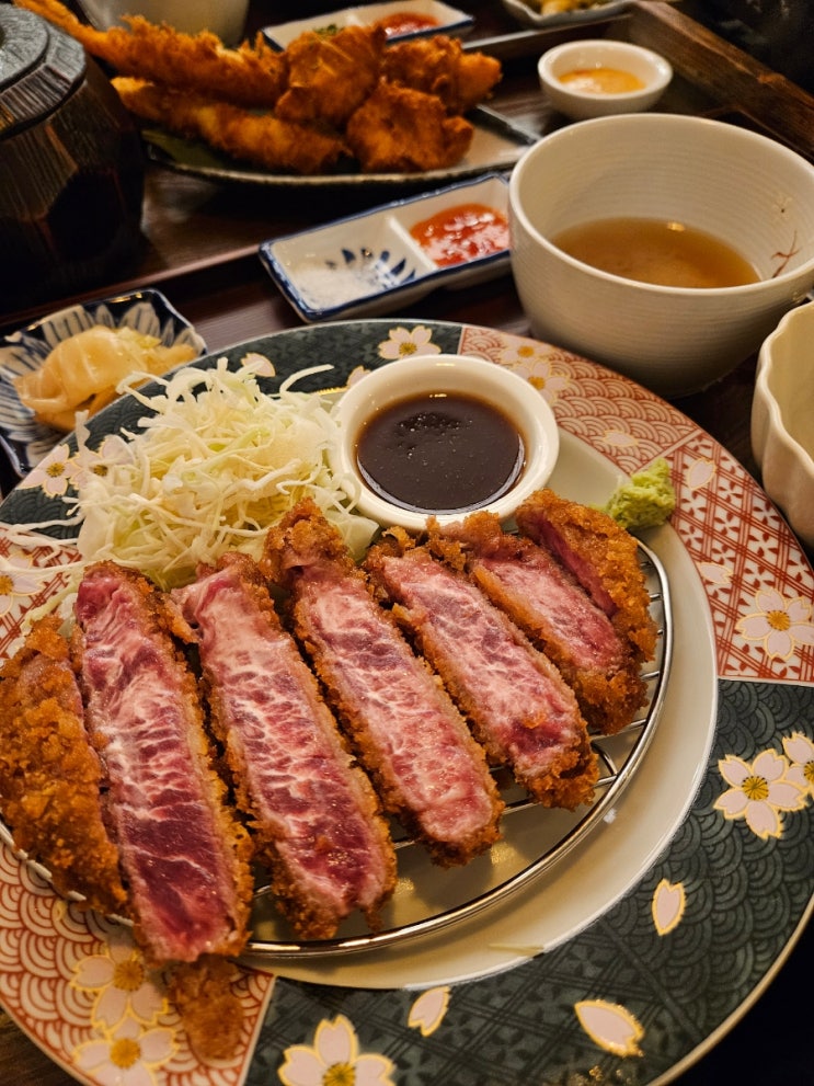 판교 아브뉴프랑 맛집 규카츠 이치규