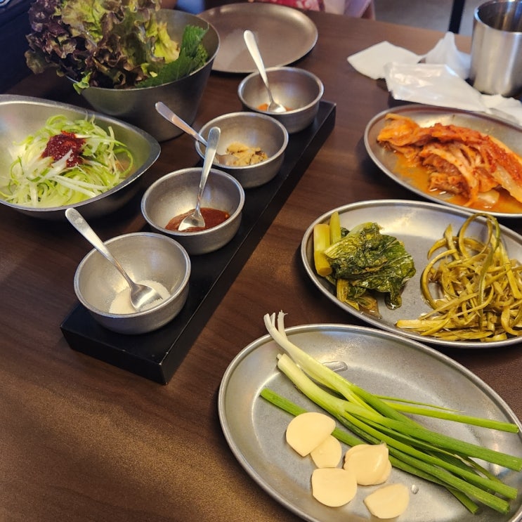  백록산장 목동역 맛집 주말 가족 외식 쫄깃한 낙엽살 맛있어
