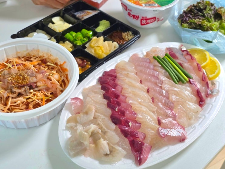  조양동 맛집 속초 원이네회식당 모듬회 회포장 후기