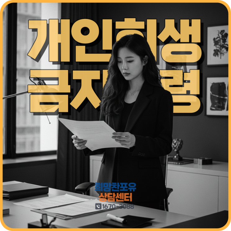 송파 개인회생 금지명령 기각사유 확인
