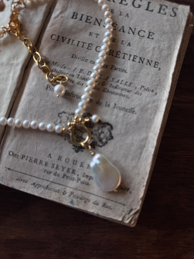 Robin Steele> Freshwater pearl necklace : 네이버 블로그