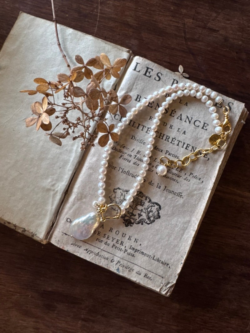 Robin Steele> Freshwater pearl necklace : 네이버 블로그