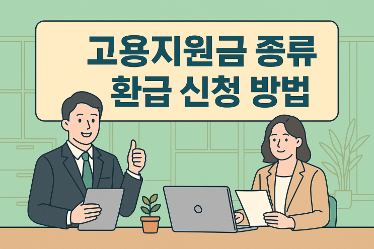  2025 고용지원금 환급 신청방법 총정리, 사업자는 무조건 알아야 합니다!