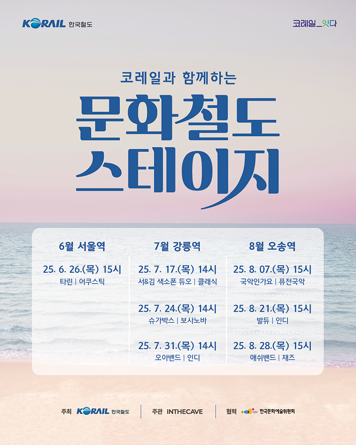 철도역이 무대로… 철도와 예술의 만남 [한국철도일보]