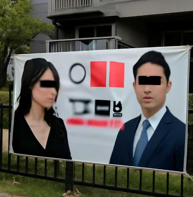  강남불륜현수막 배우자의분노